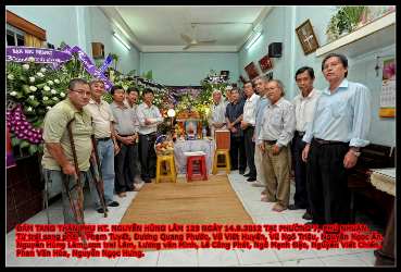 Đám tang thân phụ Nguyễn Hùng Lâm
